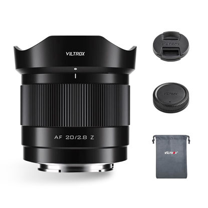 Picture of Viltrox 20mm F2.8 Wide-Angle Auto Focus Lens,Full-Frame Z-Mount Lens Compatible with Nikon Mirrorless Cameras Z5 Z50 Z6 Z6II Z7 Z7II Z9 ZFC Z30 Z8