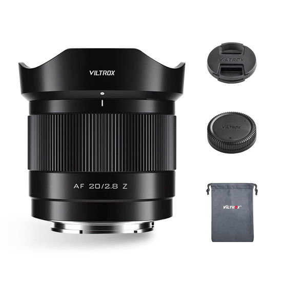 Picture of Viltrox 20mm F2.8 Wide-Angle Auto Focus Lens,Full-Frame Z-Mount Lens Compatible with Nikon Mirrorless Cameras Z5 Z50 Z6 Z6II Z7 Z7II Z9 ZFC Z30 Z8