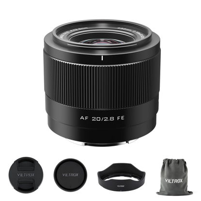 Picture of VILTROX 20mm F2.8 f/2.8 AF Lens for Sony E Mount, Wide-Angle Full-Frame Auto Focus Lens Compatible with Sony E-Mount Mirrorless Cameras Alpha a7cr a7cii a7c a6700 zv-e100 a6600 a6400 a7iv a7iii