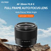 Picture of VILTROX 20mm F2.8 f/2.8 AF Lens for Sony E Mount, Wide-Angle Full-Frame Auto Focus Lens Compatible with Sony E-Mount Mirrorless Cameras Alpha a7cr a7cii a7c a6700 zv-e100 a6600 a6400 a7iv a7iii