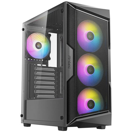 Picture of ANTEC AX61 Mid-Tower ATX Gaming Case with Mesh Front Panel, ARGB Fans, Tempered Glass Side Panels, 360mm Radiator Support