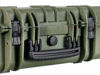 Picture of Monoprice Weatherproof Hard Case - 22in x 14in x 8in, OD Green with Customizable Foam, Shockproof, IP67