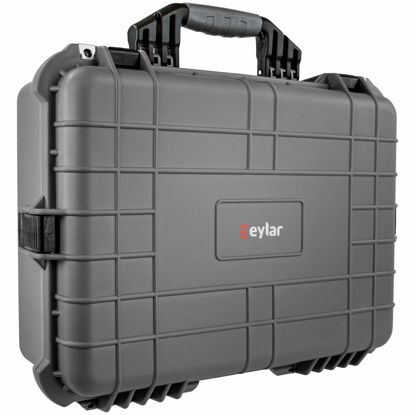 Picture of Eylar Large 20 Inch Protective Camera Case Water and Shock Proof With Foam (Gray)