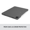 Picture of Logitech Combo Touch iPad Pro 12.9-inch (5th, 6th gen - 2021, 2022) Keyboard Case - Detachable Backlit Keyboard with Kickstand, Click-Anywhere Trackpad, Smart Connector - Oxford Gray; USA Layout