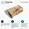 Picture of Sandbaggy Burlap Sand Bag - Size: 14" x 26" - Sandbags 50lb Weight Capacity - for Flooding, Flood Water Barrier, Tent Sandbags, Store Bags - Sand Not Included (50 Bags)