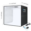 Picture of PULUZ Portable Photo Studio Light Box, 50cm x 50cm Photography Light Tent, Professional Dimmable Photography Studio Tent with 12 Color Backdrops, CRI≥90, Photo Box for Product Photography