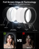 Picture of mmcrz 2Pack Large Ring Light with 60'' Tripod Stand, 6500K Professional Full-Screen Big Ring Light for Selfie, Studio Video Photography, TikTok, YouTube, Live Stream, Video Recording