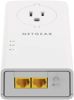 Picture of NETGEAR Powerline adapter Kit, 2000 Mbps Wall-plug, 2 Gigabit Ethernet Ports with Passthrough + Extra Outlet (PLP2000-100PAS), White