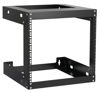 Picture of Tedgetal 9U Wall Mount Rack Open Frame 19" Server Equipment 18 inches Depth 2 Post Network Cabinet Black