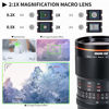 Picture of Brightin Star 60mm F2.8 II 2X Macro Magnification Manual Focus Mirrorless Camera Lens, Fit for Canon RF-Mount EOS-RP, EOS-R, EOS-R5, EOS R7, EOS-R6, EOS-R3, EOS-R10