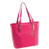 Picture of McKlein SAVARNA Fuchsia Genuine Leather Tote with Tablet Pocket, Large (97573)