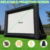 Picture of staelea 16ft Inflatable Movie Projector Screen, Indoor and Outdoor Projector Screen with Carry Bag for Front and Rear Projection