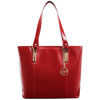 Picture of McKlein M Series, SAVARNA, Genuine Cowhide Leather, Ladies' Tote with Tablet Pocket, Red (97576)