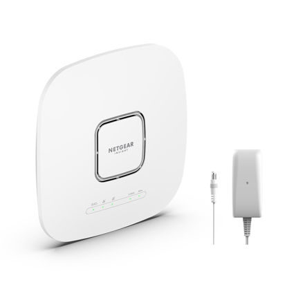 Picture of NETGEAR Cloud Managed Wireless Access Point (WAX625PA) - WiFi 6 Dual-Band AX5400 Speed | Up to 328 Client Devices | 802.11ax | Insight Remote Management | PoE+ Powered or Included AC Adapter