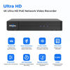 Picture of 【16 channel Extendable】Hiseeu 8 Port 4K PoE Network Video Recorder NVR, Support 4K/2K/8MP/5MP/3MP/1080P PoE Camera, Free Remote Access, Motion Alarm, 24/7 Recording, Smart Playback, No Hard Disk Drive