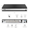 Picture of ZOSI H.265+ 1080P FHD 16 Channel DVR for Home Security Camera System with AI Human Vehicle Detection, Hybrid 4-in-1(Analog/AHD/TVI/CVI) Surveillance CCTV DVR Recorder, Remote Access, Email Alarm