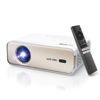 Picture of Aurzen Eazze D1 Smart Projector with WiFi and Bluetooth, Netflix-Officially-Licensed, Auto Focus & Keystone, DoIby Audio, Zoom, Native 1080P Movie, Portable Outdoor Mini Projector, Gold