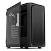 Picture of DARKROCK EC2 Black ATX Mid Tower PC Case, Type-C Ready, Supports 40 Graphics Cards, Tempered Glass Side Panel, Supports up to 8 x 120mm Cooling Fans & 1 x 360mm Radiator, 1 x Pre-Installed Fan