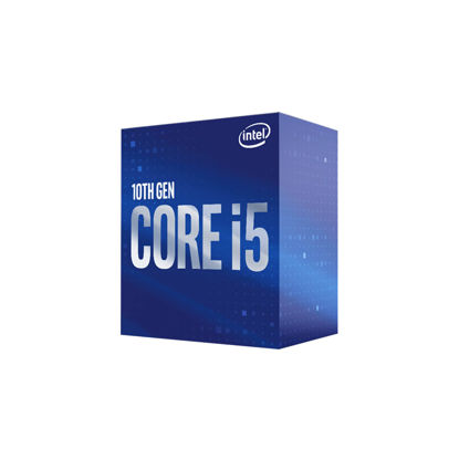 Picture of Intel Core i5-10400 Desktop Processor 6 Cores up to 4.3 GHz LGA1200 (Intel 400 Series Chipset) 65W, Model Number: BX8070110400