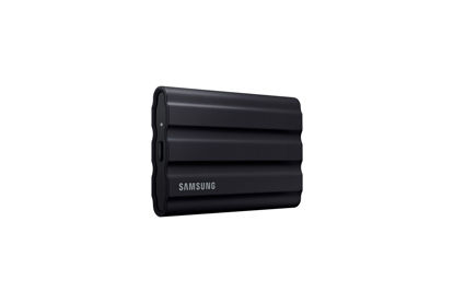 Picture of SAMSUNG T7 Shield 2TB, Portable SSD, up-to 1050MB/s, USB 3.2 Gen2, Rugged,IP65 Water & Dust Resistant, for Photographers, Content Creators and Gaming, Extenal Solid State Drive (MU-PE2T0S/AM), Black