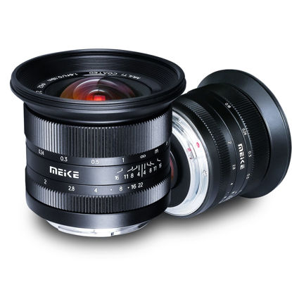 Picture of Meike 12mm f2.0 Ultra Wide Angle Manual Focus Lens Compatible with Sony E Mount APS-C Mirrorless Cameras A6400 A5000 A5100 A6000 A6100 A6300 A6500 A6600