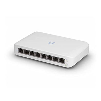 Picture of Ubiquiti UniFi Switch Lite 8 PoE | 8-Port Gigabit Switch with 4 PoE+ 802.3at Ports (USW-Lite-8-PoE),White