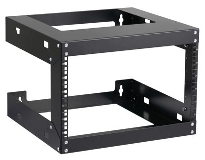 Picture of 6U Wall Mount Rack Open Frame 19" Server Equipment 18 inches Depth Network Cabinet Black by Tedgetal