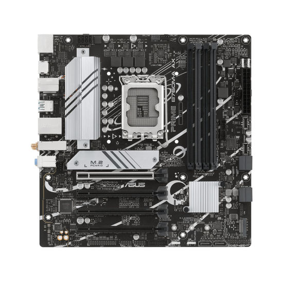 Picture of ASUS Prime B760M-A AX LGA 1700(Intel® 12th&13th Gen) microATX Motherboard (PCIe® 4.0, 2xM.2 Slots, DDR5,Realtek 2.5 Gb LAN,WiFi 6, DP,Rear USB 3.2 Gen 2, Front USB 3.2 Gen 1 Type-C®)