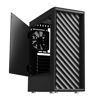 Picture of Zalman T7 Compact Gaming PC Case - 2 x 120mm Fans Preinstalled - 3D Wave Patterned Mesh Front Panel - Tinted Acrylic Side Panel - USB 3.0