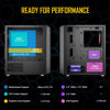 Picture of ANTEC NX200M RGB, Large Mesh Front Panel, USB3.0 Ready, 3 x 120mm RGB Fixed Mode Fans Included, TG Swing Side Panel, Up to 5 Fans Simultaneously, 240mm Radiator Support, Mini-Tower M-ATX Gaming Case