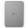 Picture of LaCie Mobile Drive 4TB External Hard Drive Portable HDD - Moon Silver, USB-C 3.2, for PC and Mac, Post-consumer recycled, with Adobe All Apps Plan and Rescue Services (STLP4000400)