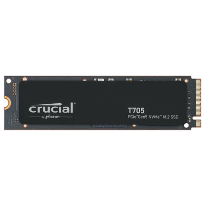 Picture of Crucial New 2024 T705 1TB PCIe Gen5 NVMe M.2 SSD - Up to 13,600 MB/s - Game Ready - Internal Solid State Drive (PC) - +1mo Adobe CC - CT1000T705SSD3