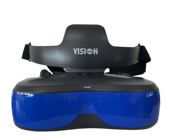 Picture of VISIONHMD Bigeyes H1 USB-C Video Glasses,Personal Movies Cinema,Video Goggles with Type-C Input,Easy Connect to iPhone 15 / Pad/Android mobile phone directly, Plug and Play, no need APP.Not VR HMD