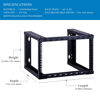 Picture of RackPath 6U Wall Mount Rack Open Frame 19in Server Equipment Rack Heavy Duty - 17in Depth