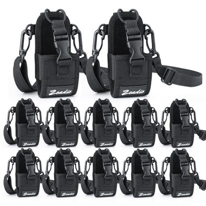 Picture of Zeadio Multi-Function Pouch Case Holder for GPS Phone Two Way Radio, 12 Pack, ZNC-20D