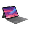 Picture of Logitech Combo Touch Detachable 10th Gen iPad Keyboard Case with Large Precision Trackpad, Full-Size Backlit Keyboard, and Smart Connector Technology - Oxford Gray