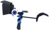 Picture of Pro Steady DSLR Complete Movie Rig with Shoulder Mount and Follow Focus System and a Matte Box Shading Card for All DSLR Cameras & Video Camcorders (Blue)