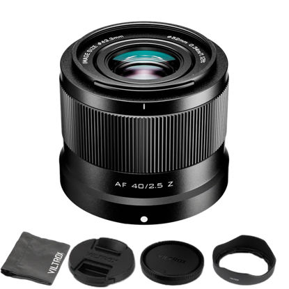 Picture of VILTROX AF 40mm F2.5 Full Frame Camera Lens Compatible with Nikon Z Mount Large Aperture Auto Focus Lens