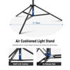 Picture of NEEWER Air Cushioned Aluminum Light Stand, 9.8ft/3m Adjustable Photography Stand with Boom Arm, Counterweight, Sandbag, 1/4" Screw for Softbox, Studio Flash, Umbrella, Ring Light, Max Load 5kg