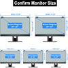 Picture of ZYY 2 Pack 23-24 Inch Computer Screen Blue Light Blocker for Diagonal 23,23.6,23.8,24 Inch Monitor, UV Blocking Filter(21 1/4x13 3/8) for Eye Strain,Hanging Anti Blue Light Screen Protector