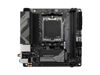 Picture of GIGABYTE A620I AX (AM5/ LGA 1718/ AMD/ A620/ Mini-ITX/ 5-Year Warranty/ DDR5/ Single M.2/ PCIe 4.0/ USB 3.2 Gen1 Type-C/Realtek Wi-Fi 6E/ Realtek 2.5GbE/ Q-Flash Plus/PCIe EZ-Latch/Motherboard)