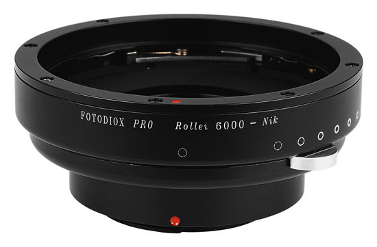 Picture of Fotodiox Pro IRIS Lens Mount Adapter - Compatible with Rollei 6000 Lenses to Nikon F-Mount Cameras