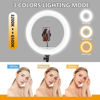 Picture of Ring Light - 18 inch 48W Dimmable LED Ring Light Kit with Stand Adjustable 3200-6500 K Color Temperature Lighting for Vlog, Makeup, YouTube, Photo,Camera,Video - Control with Remote