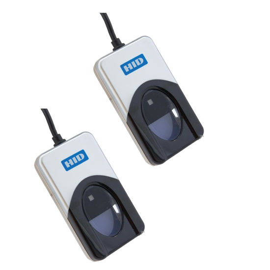 Picture of HID DigitalPersona URU4500, Fingerprint Biometric Reader, Pack of 2, IDCS Demo Soft.