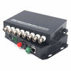 Picture of Primeda-telecom 8 Channels Video and Ethernet Over Fiber Optic Media Converters, Singlemode Fiber up 20Km (Include Transmitter and Receiver) for Video Surveillance System