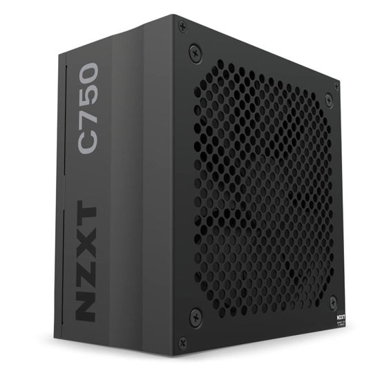 Picture of NZXT C750 PSU (2022) - PA-7G1BB-US - 750 Watt PSU - 80+ Gold Certified - Fully Modular - Sleeved Cables - ATX Gaming Power Supply