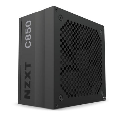 Picture of NZXT C850 PSU (2022) - PA-8G1BB-US - 850 Watt PSU - 80+ Gold Certified - Fully Modular - Sleeved Cables - ATX Gaming Power Supply