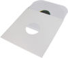 Picture of 50 12" Record Jackets - White (Glossy Finish) - with Hole - #12JWWHHH - Protect Against Dust and Wear!