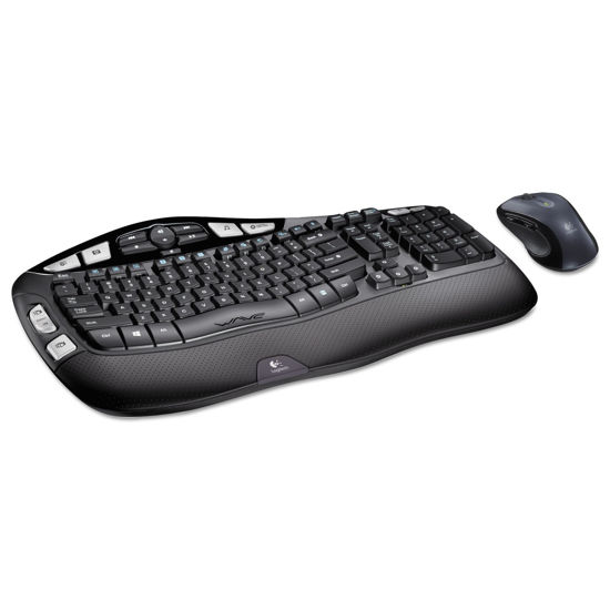 Picture of Logitech MK550 Wireless Desktop Set Keyboard/Mouse USB Black LOG920002555