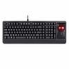 Picture of Perixx Periboard-522 Wired Trackball Mechanical Keyboard, Build-in 2.17 Inch Trackball with Pointing and Scrolling Feature, Durable 3.2lbs Weight